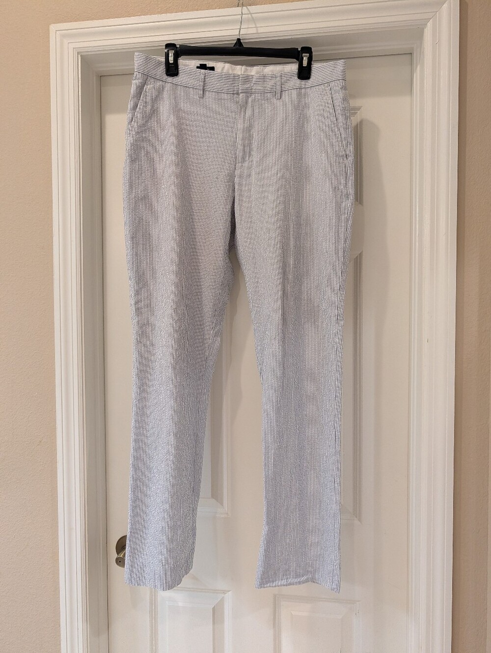 J. Crew Bedford Cotton Seersucker Pants Size 34